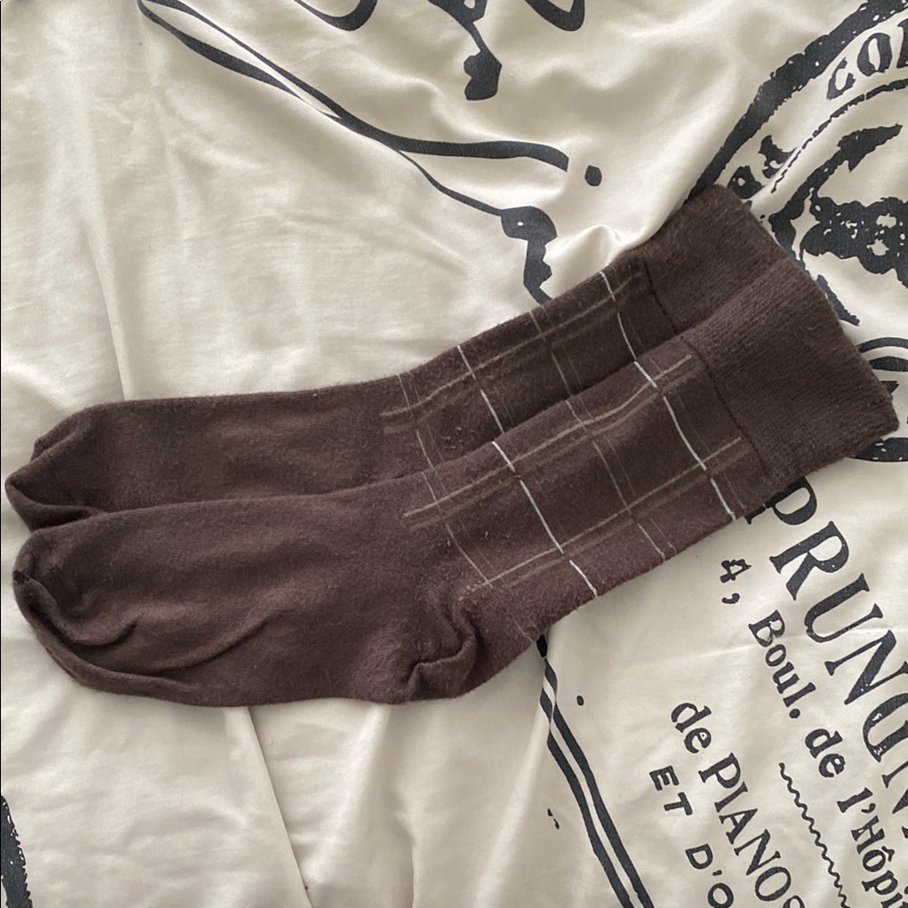 Brown Dress Socks